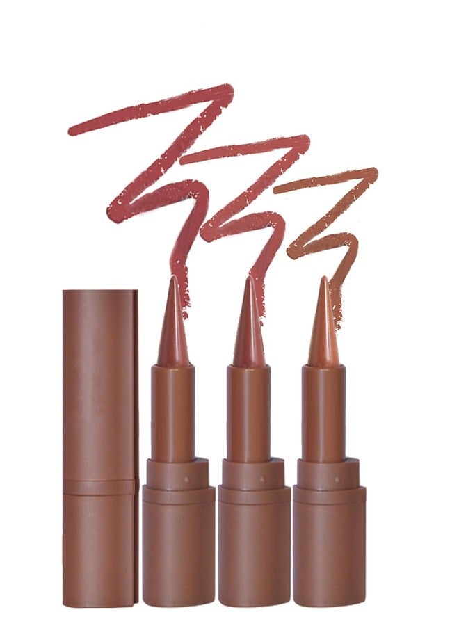 ايفي مجموعة أحمر شفاه Aaiffey Gradient Lip Liner Matte Crayon، قلم تحديد شفاه مثالي وتأثير أومبري متدرج، عالي الصبغة، مقاوم للتلطخ والماء، سهل الاستخدام، طرف مخروطي (01#+02#+03#) - Image 1
